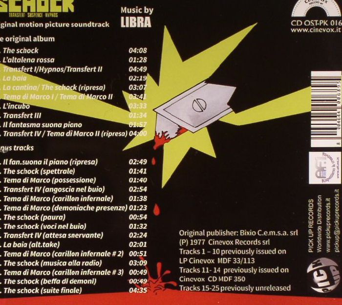 Libra - Schock (Transfert - Suspence - Hypnos) (Original Soundtrack) Libra - Schock (Transfert - Suspence - Hypnos) (Original Soundtrack)