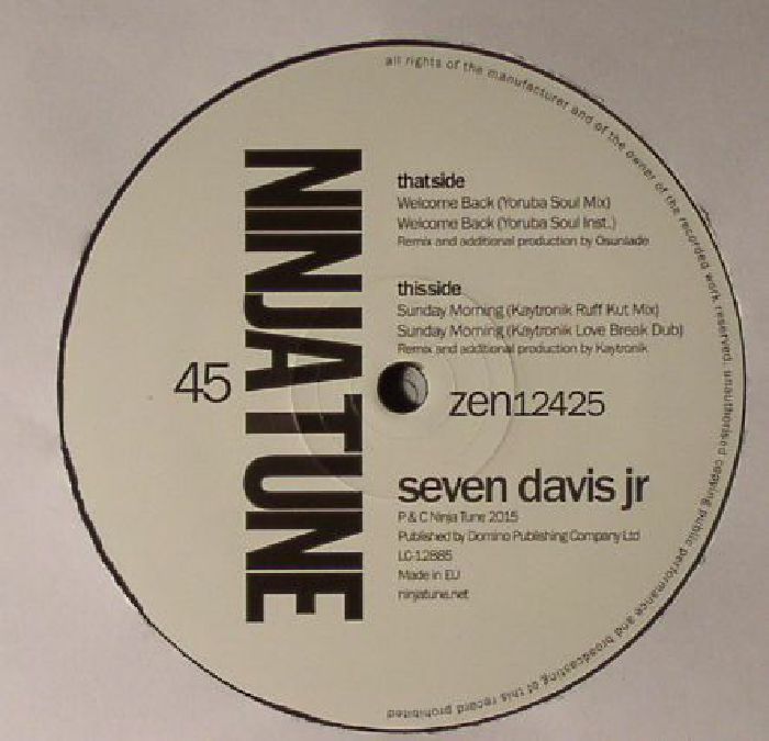 SEVEN DAVIS JR - Kaytronik/Yoruba Soul Mixes