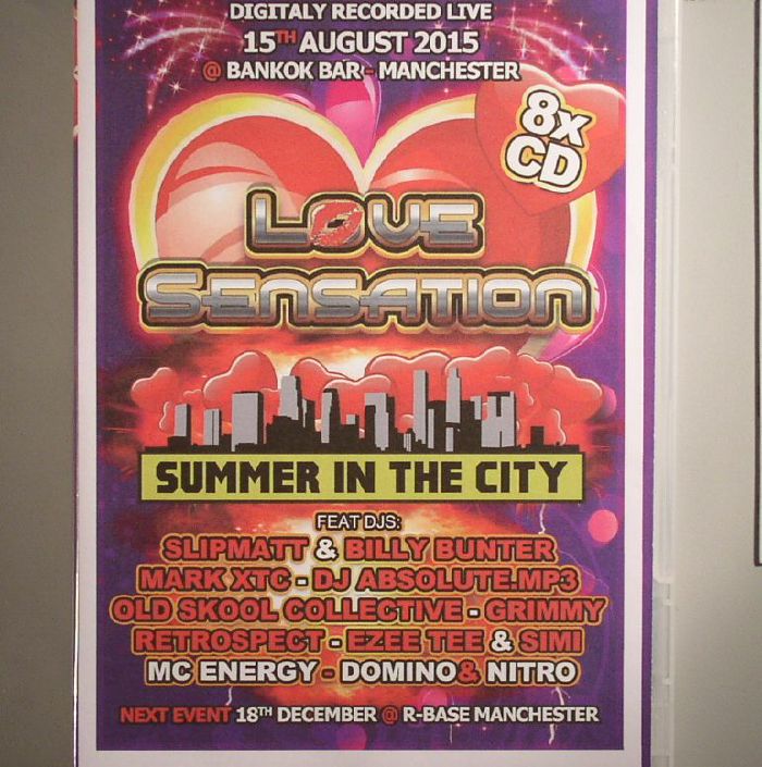 VARIOUS - Love Sensation Summer In The City: Digitally Recorded Live 15th August 2015 @ Bankok Bar Manchester
