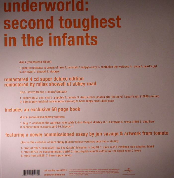 UNDERWORLD - Second Toughest In The Infants (Super Deluxe Edition)