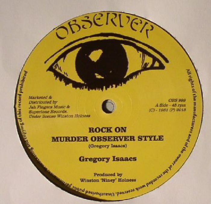 ISAACS, Gregory/DENNIS BROWN/DILLINGER - Rock On: Murder Observer Style