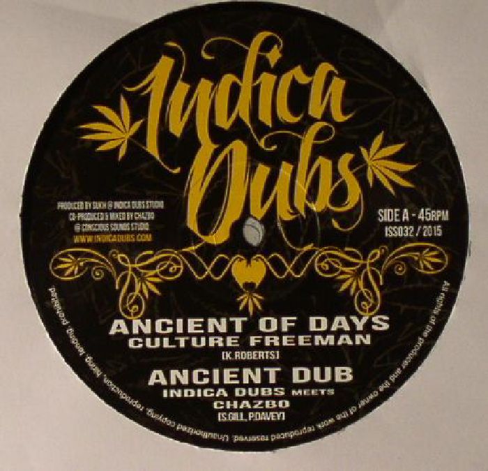 CULTURE FREEMAN/INDICA DUBS meets CHAZBO - Ancient Of Days