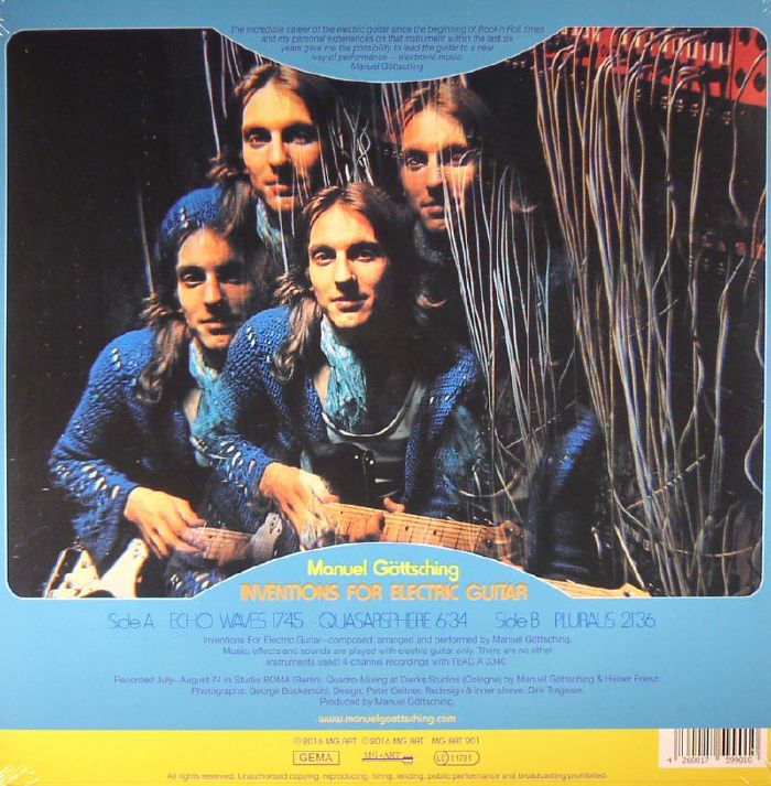 Manuel GOTTSCHING Inventions For Electric Guitar (remastered) Vinyl at Juno Records.
