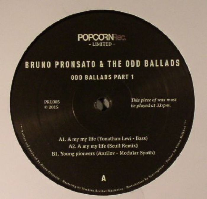 PRONSATO, Bruno/THE ODD BALLADS - Odd Ballads Part 1