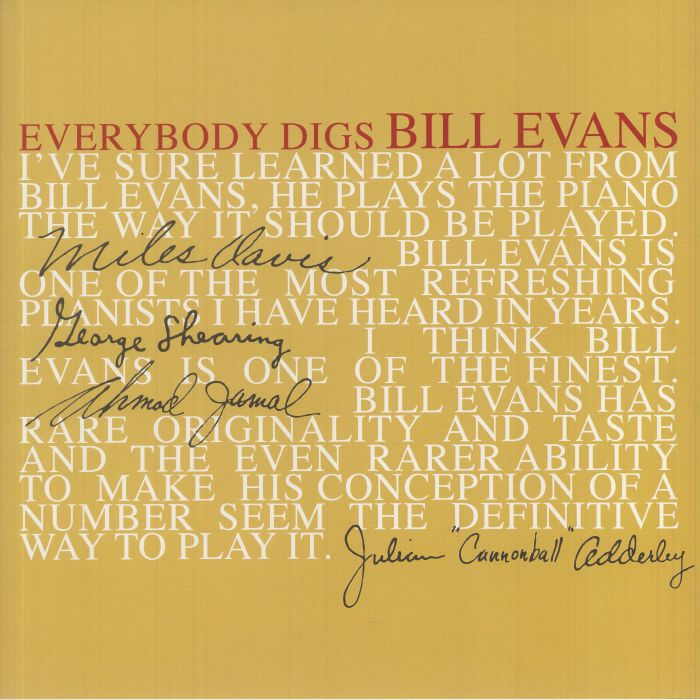 BILL EVANS TRIO - Everybody Digs Bill Evans