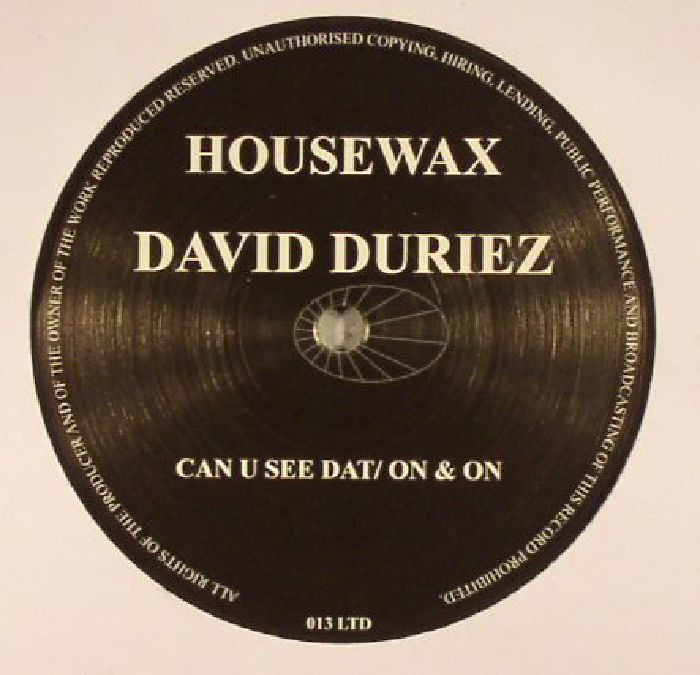 DURIEZ, David - Can U See Dat