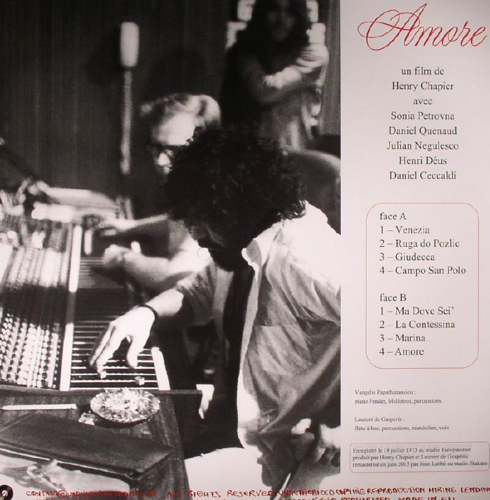 PAPATHANASSIOU, Vangelis - Amore (Soundtrack)
