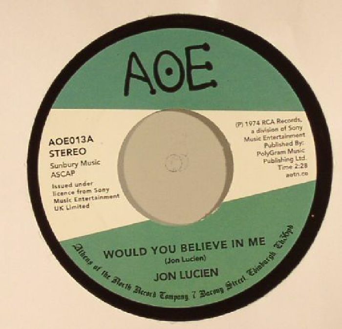 LUCIEN, Jon - Would You Believe In Me