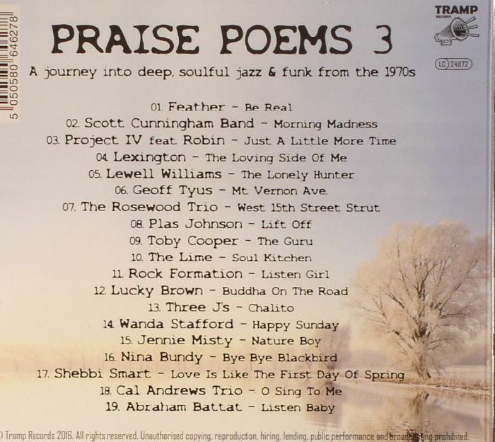 VARIOUS - Praise Poems Volume 3: A Journey Into Deep Soulful Jazz & Funk From The 1970s