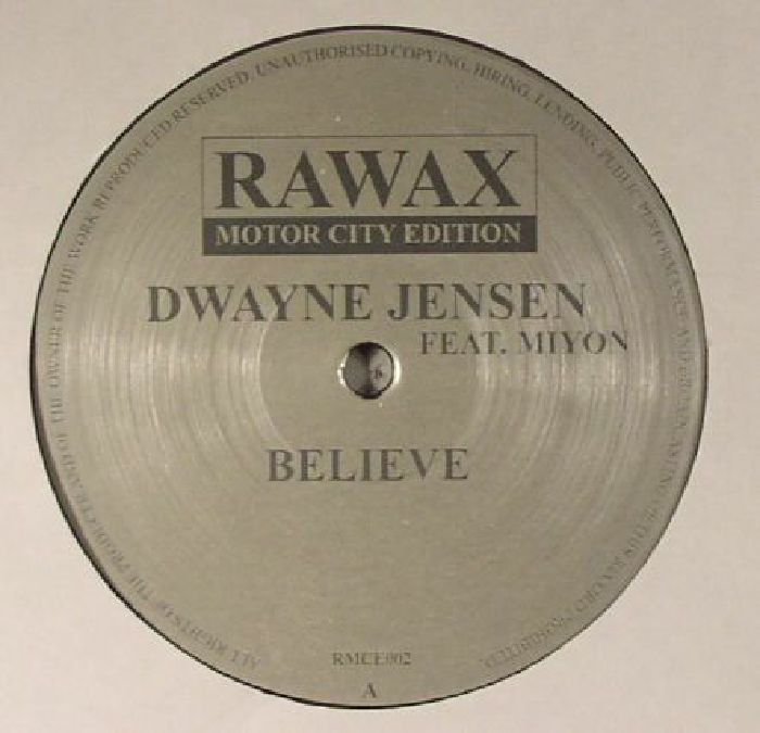 JENSEN, Dwayne feat MIYON - Believe