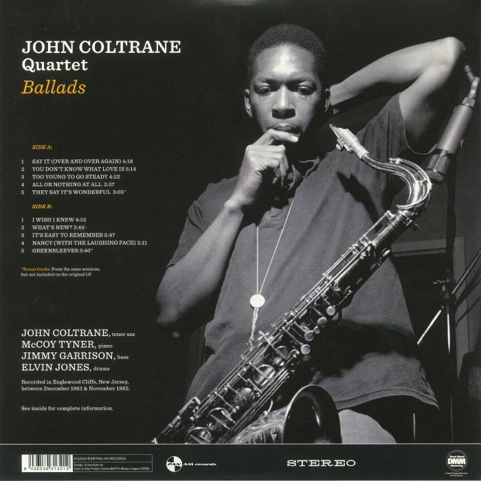 john coltrane quartet - ballads (remastered)