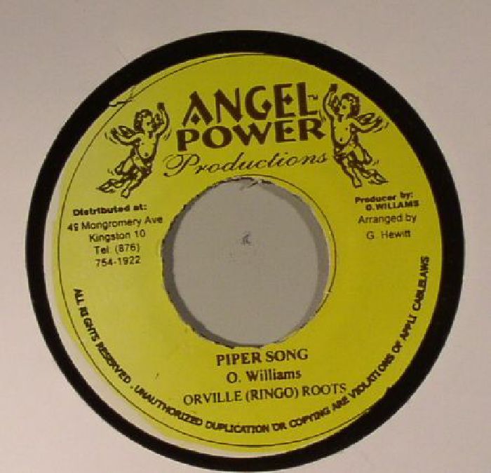 ORVILLE RINGO ROOTS - Piper Song (warehouse find: slight sleeve wear)