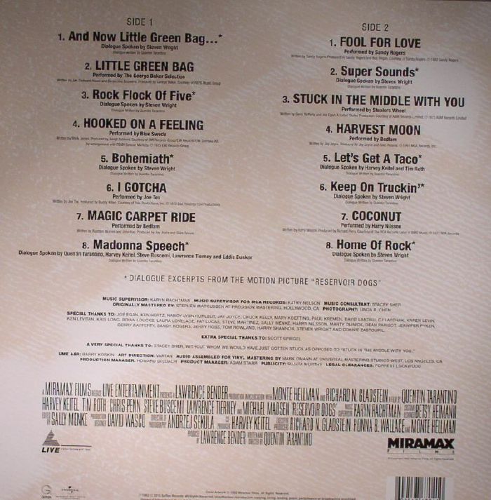 VARIOUS - Reservoir Dogs (Soundtrack)