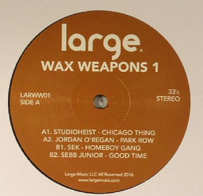 Studioheist | Jordan O'regan | Sek | Sebb Junior – Wax Weapons 1 vinyl cover
