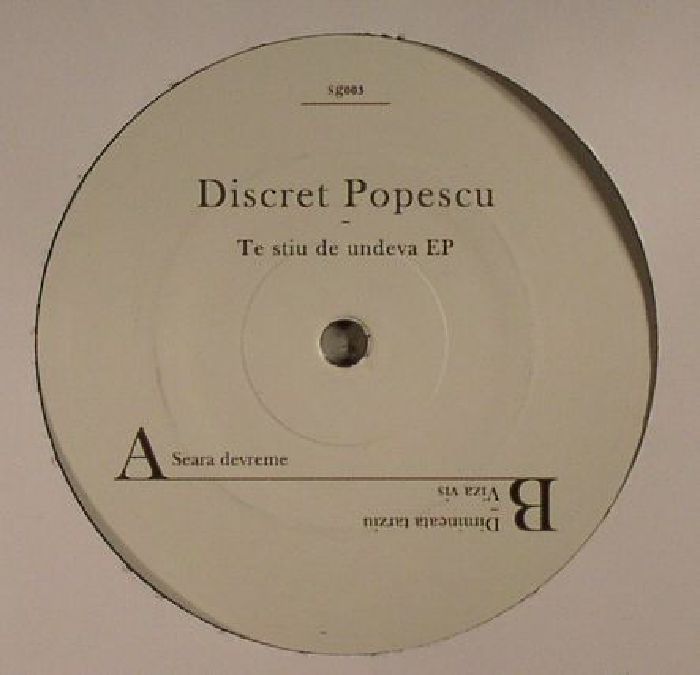 DISCRET POPESCU - Te Stiu De Undeva EP