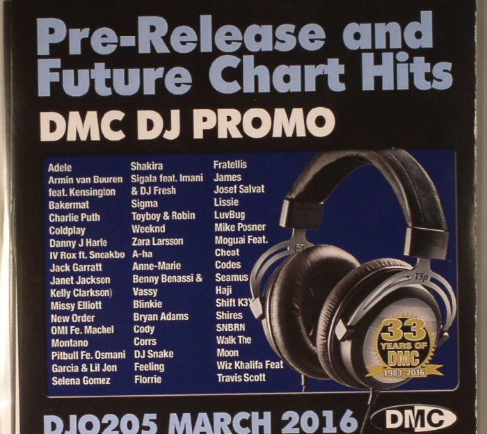 VARIOUS - DJ Promo DJO 205 March 2016: (Strictly DJ Use Only) (Pre Release & Future Chart Hits)