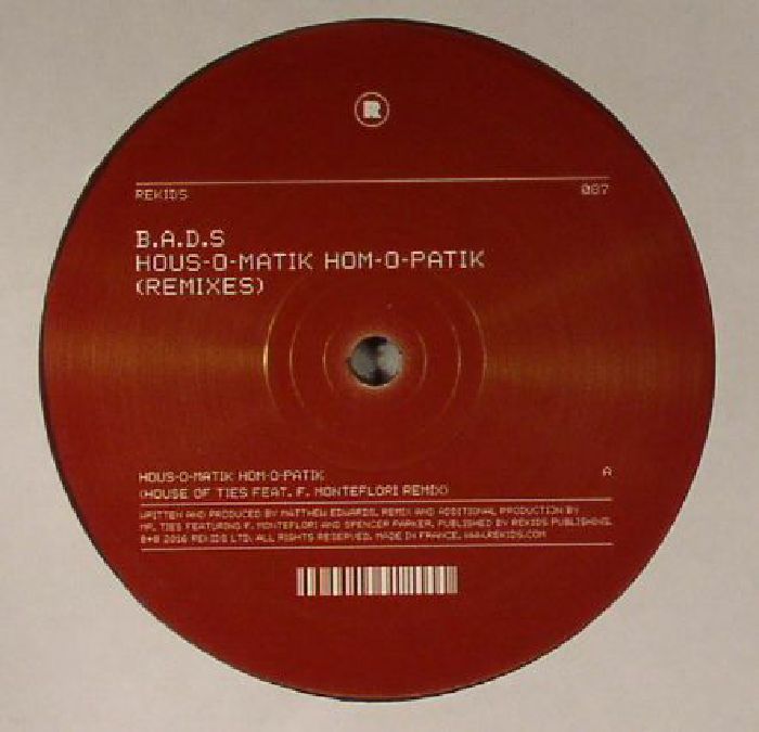 BADS - Hous O Matik Hom O Patik (remixes)