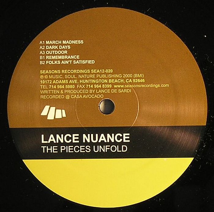 NUANCE, Lance - The Pieces Unfold