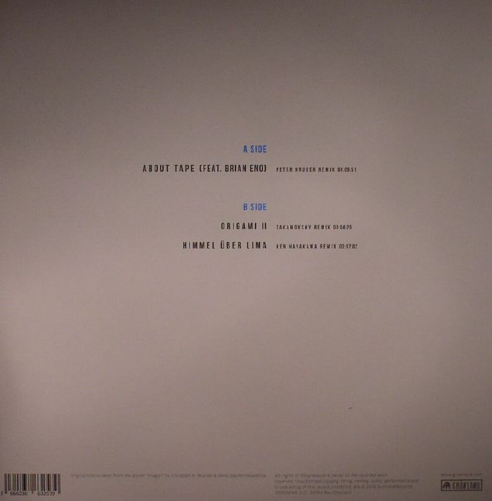 MUELLER/ROEDELIUS - The Vienna Remixes (Record Store Day 2016)