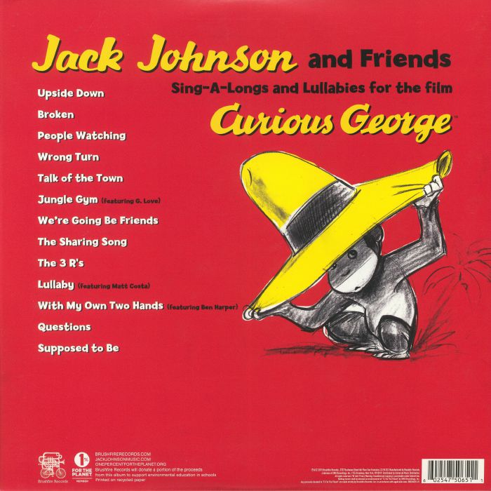 Jack JOHNSON & FRIENDS - Sing A Longs & Lullabies For The Film Curious ...
