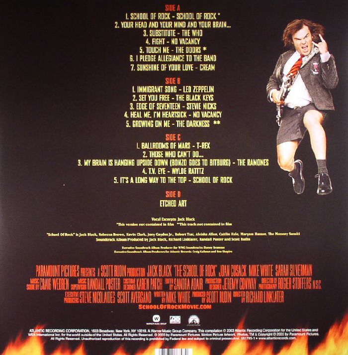 VARIOUS School Of Rock (Soundtrack) vinyl at Juno Records.