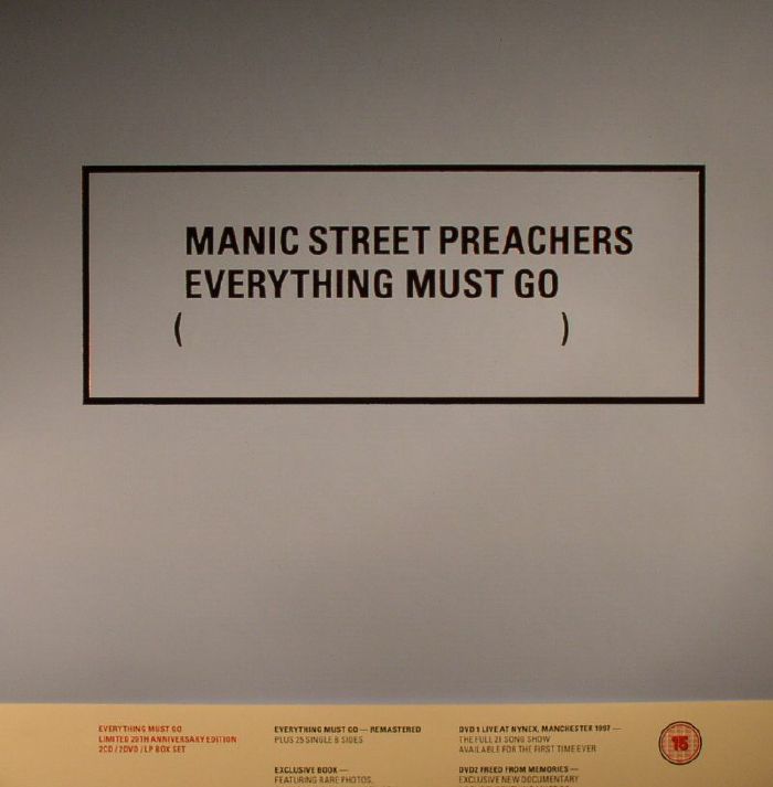 MANIC STREET PREACHERS - Everything Must Go: 20th Anniversary Edition