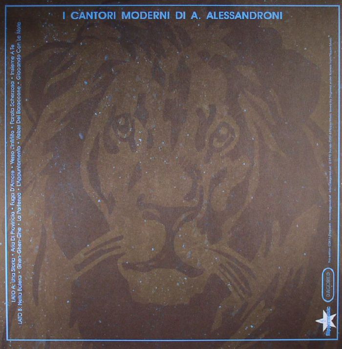 ALESSANDRONI, Alessandro - I Cantori Moderni Di