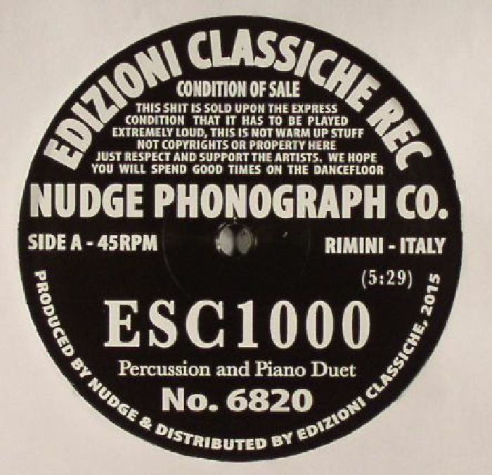 NUDGE PHONOGRAPH CO - ESC1000
