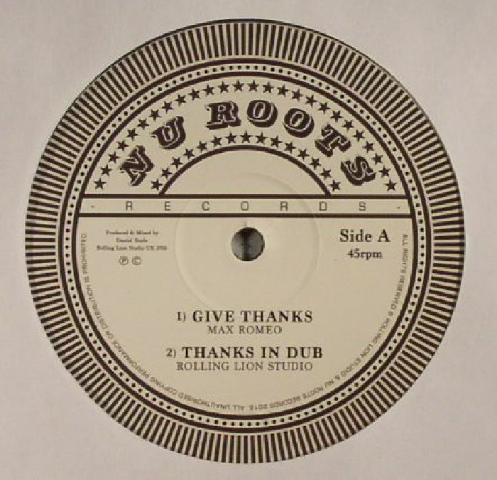 MAX ROMEO/ROLLING LION STUDIO/LEE PERRY/VIN GORDON - Give Thanks (Record Store Day 2016)