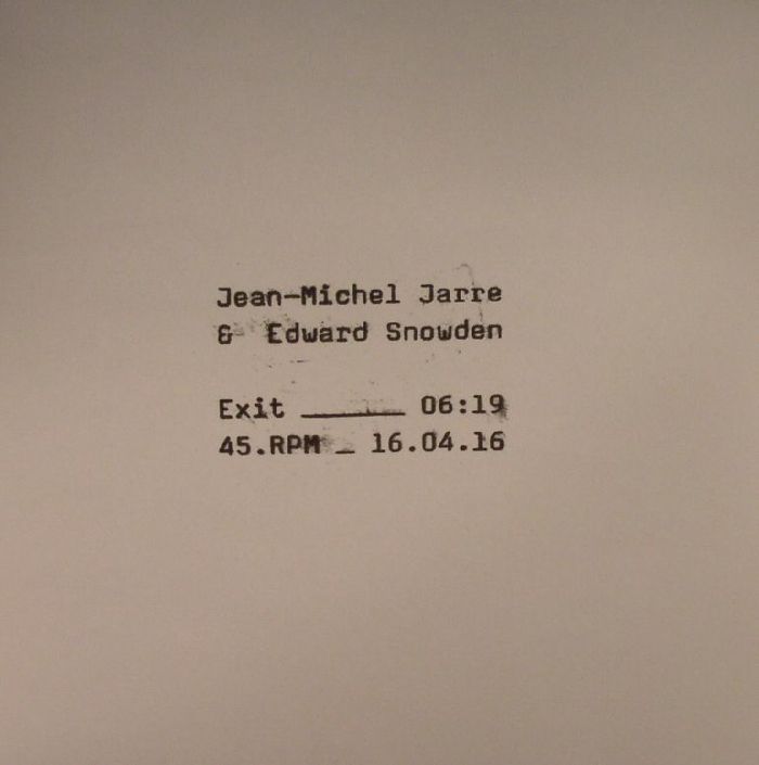 JARRE, Jean Michel/EDWARD SNOWDEN - Exit (Record Store Day 2016)