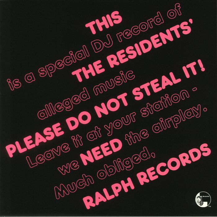 RESIDENTS, The - Please Do Not Steal It