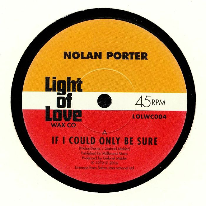 PORTER, Nolan - If I Could Only Be Sure