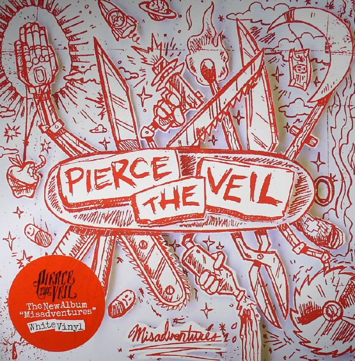 Pierce The Veil – Misadventures vinyl cover