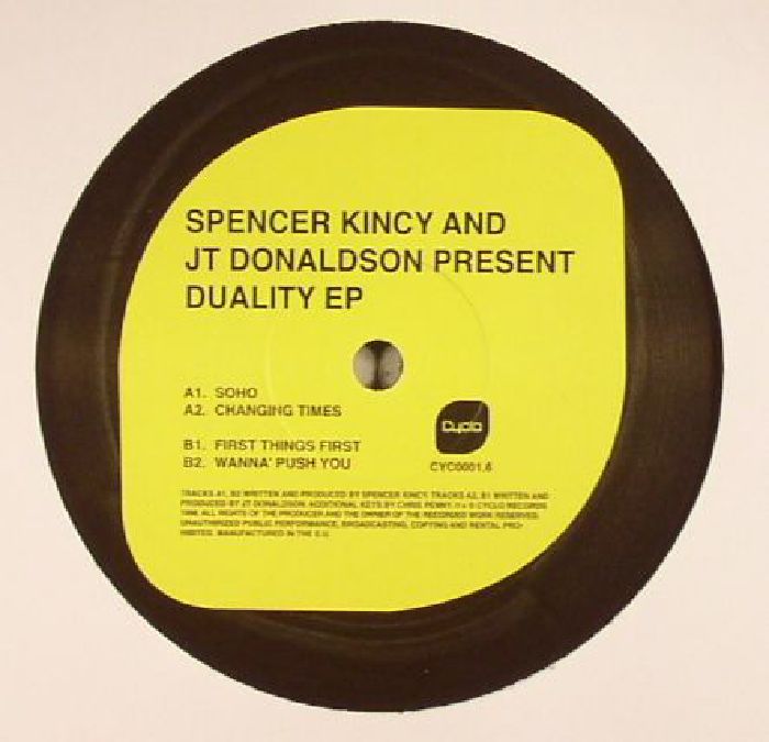 KINCY, Spencer/JT DONALDSON - Duality EP