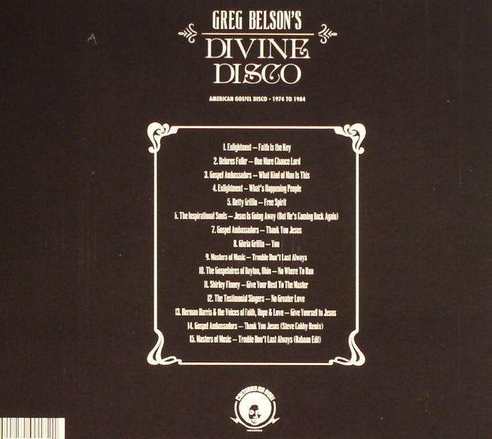 VARIOUS - Greg Belson's Divine Disco: American Gospel Disco 1974-1984