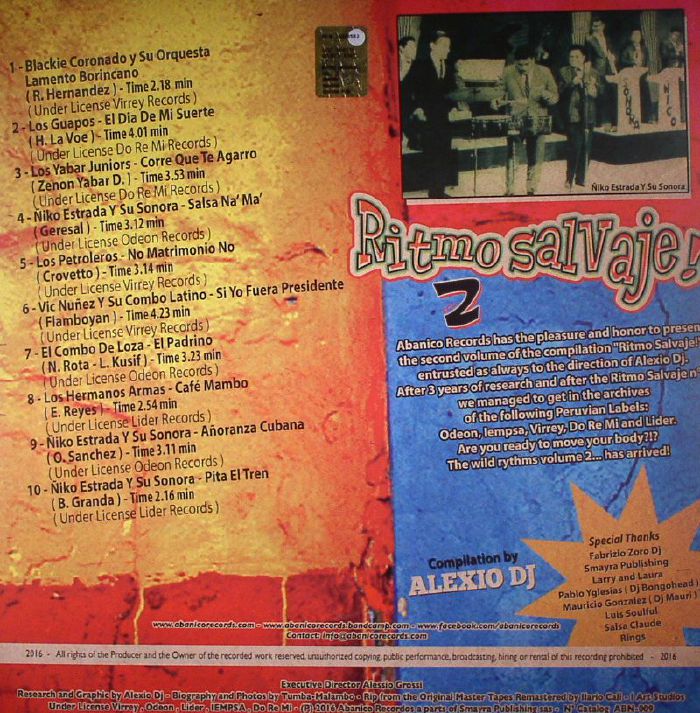 ALEXIO DJ/VARIOUS - Ritmo Salvaje Vol 2