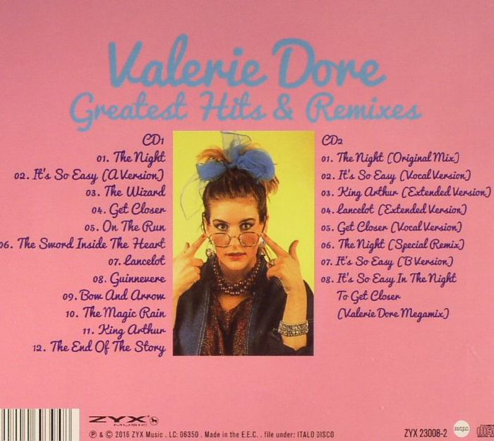 Valerie Dore Greatest Hits And Remixes Cd At Juno Records 2205