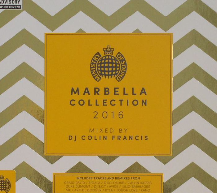 DJ COLIN FRANCIS/VARIOUS - Marbella Collection 2016