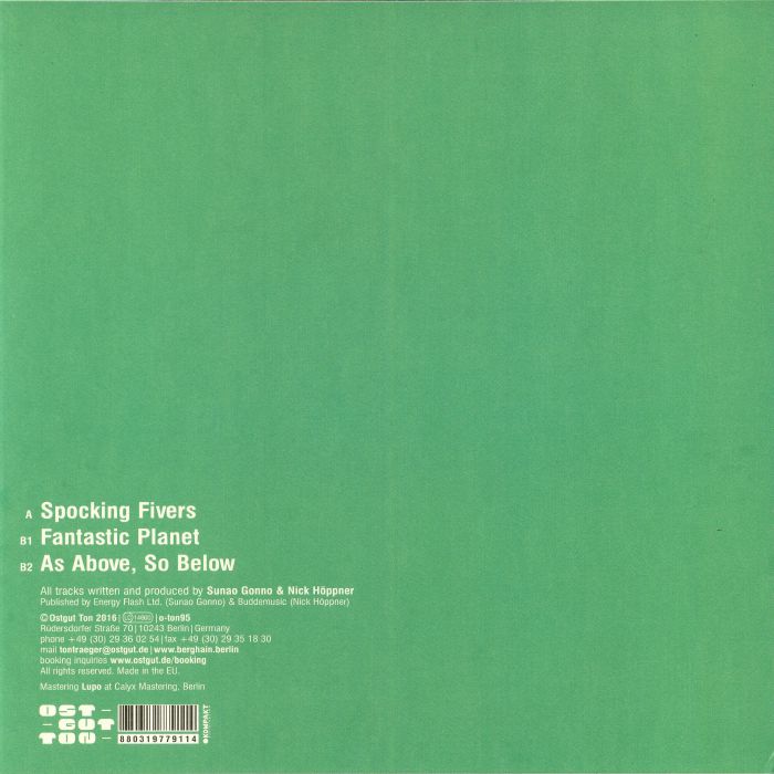 GONNO/NICK HOPPNER - Fantastic Planet EP
