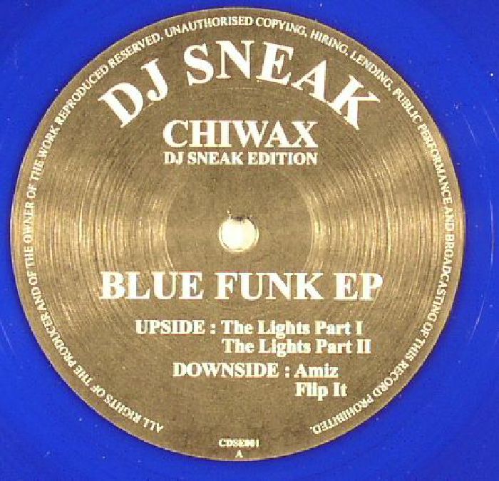 DJ SNEAK - Blue Funk EP (reissue)