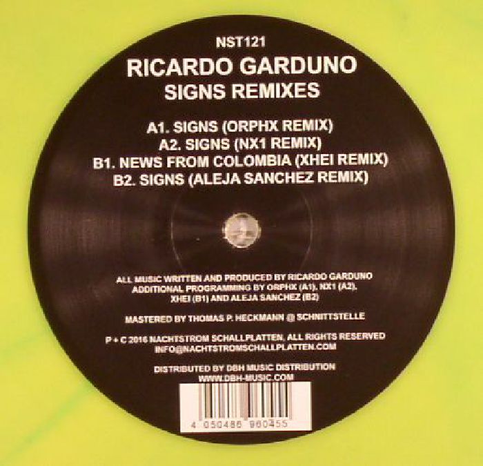 GARDUNO, Ricardo - Signs (remixes)