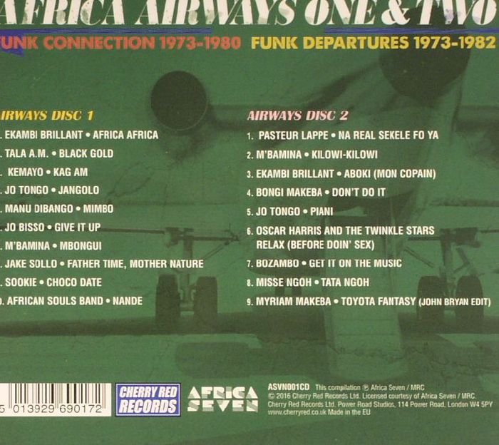 VARIOUS - African Airways One & Two: Funk Connection 1973-1980 & Funk Departures 1973-1982
