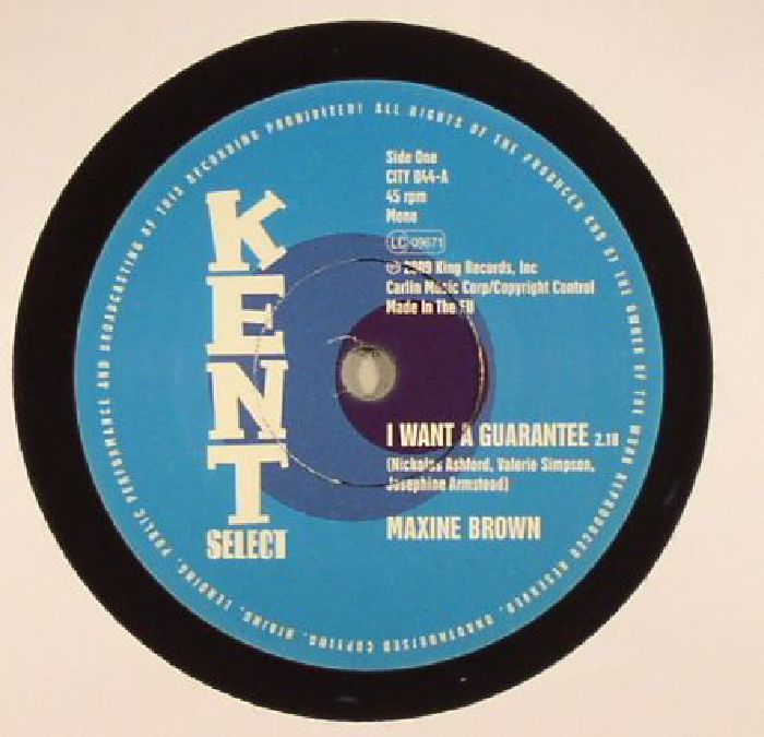 BROWN, Maxine/SONNY TURNER/SOUND LIMITED - I Want A Guarantee