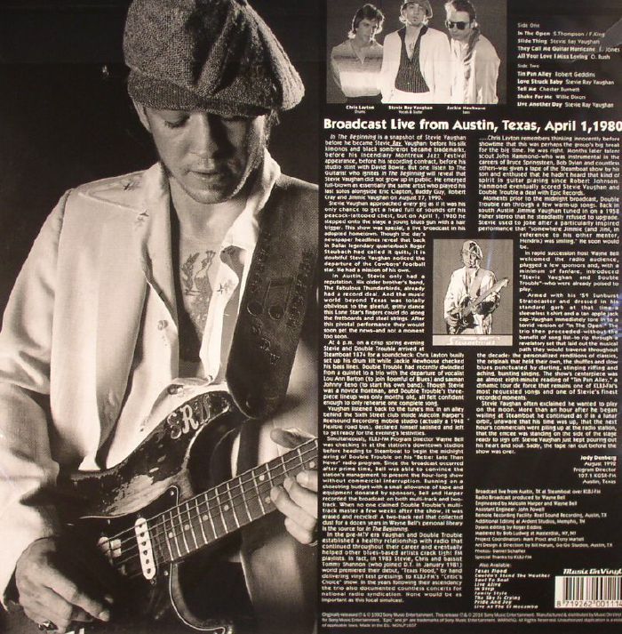 Stevie Ray VAUGHAN/DOUBLE TROUBLE - In The Beginning Vinyl At Juno Records.