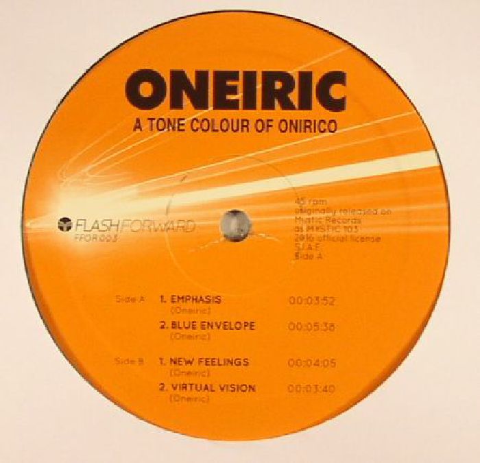ONEIRIC - A Tone Colour Of Onirico