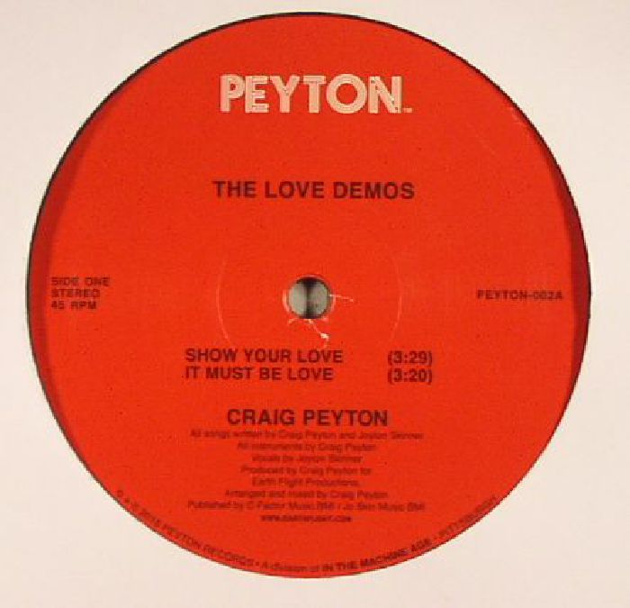 PEYTON, Craig - The Love Demos
