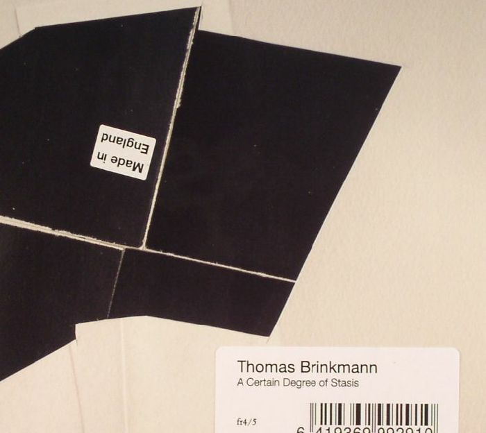 BRINKMANN, Thomas - A Certain Degree Of Stasis Parts 1 & 2