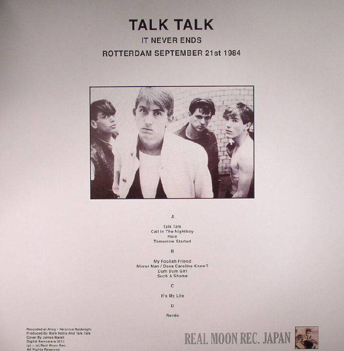 TALK TALK - It Never Ends