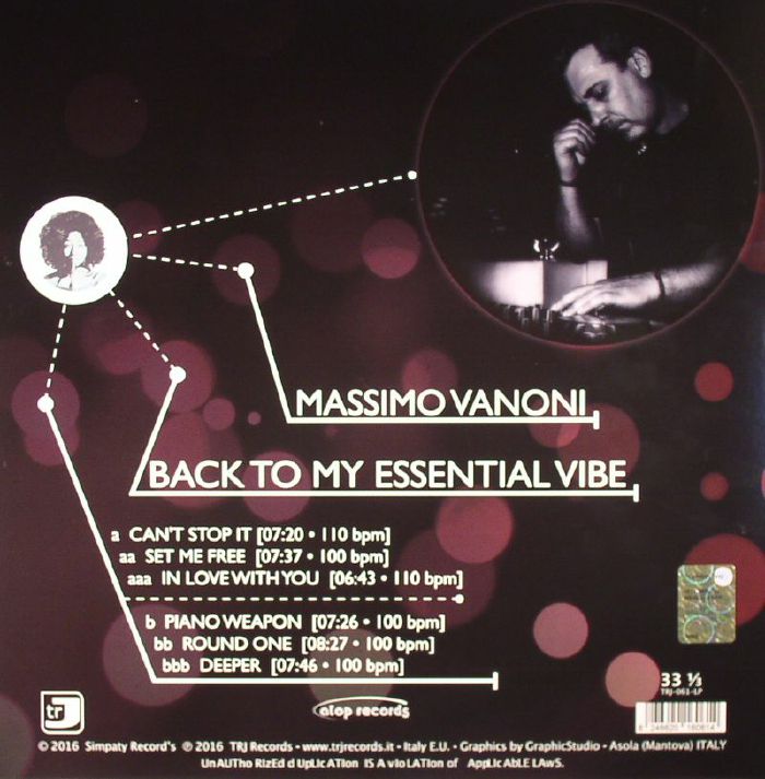 VANONI, Massimo - Back To My Essential Vibe