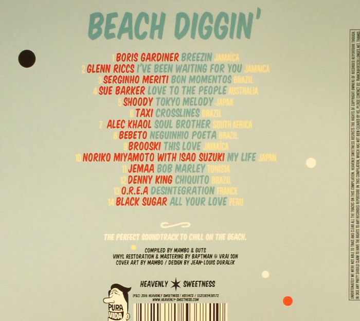 GUTS & MAMBO/VARIOUS - Pura Vida Presents Beach Diggin' Volume 4